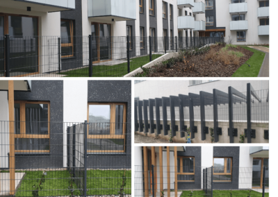 Ogrodzenie panelowe Fabryczna - Białystok.